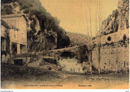 Carte Postale Ancienne de LOURMARIN - Entrée de la Combe