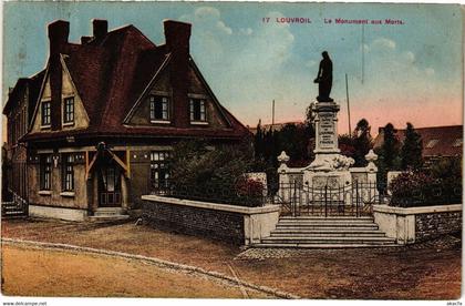 CPA 17 LOUVROIL - Le monument aux morts (194571)