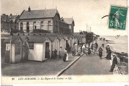 Carte POSTALE  Ancienne  de  LUC sur MER