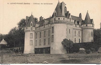 LUCHE - PRINGE : CHATEAU DE GALLERANDE