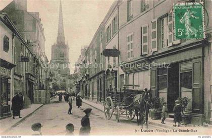 14009381 Lucon Fontenay-le-Comte 85 Vendee Grande Rue Eglise