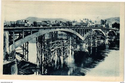 CPA LUZECH-Les epreuves de charge du Pont de la Douve reconstruit (261783)