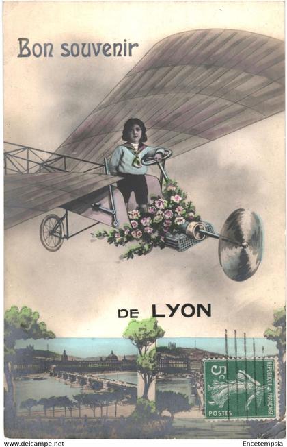 CPA Carte Postale France  Lyon Bon souvenir de Lyon   VM45345