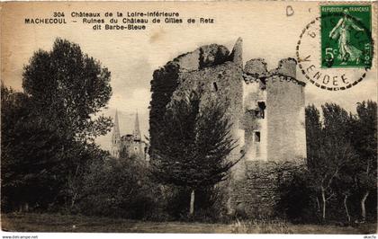 CPA Machecoul Ruines du Chateau de Gilles (1440361)