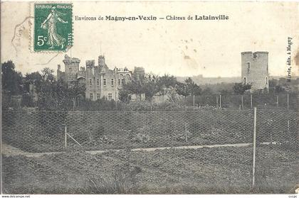 CPA Environs de Magny-en-Vexin Chateau de Latainville