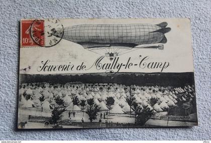 Cpa 1914, souvenir de Mailly le camp, Militaria, Aube 10