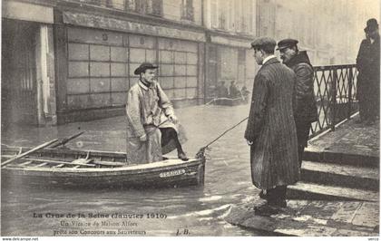 Carte POSTALE  Ancienne  de MAISONS  ALFORT - Crue de la Seine 1910