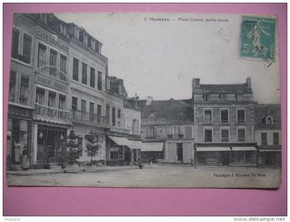 CPA  Mamers   "  Place Carnot, partie haute "  voyagé