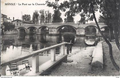 CPSM Mansle Le Pont sur la Charente