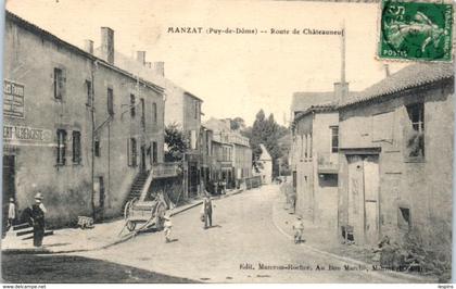 63 - MANZAT -- Route de Chateauneuf