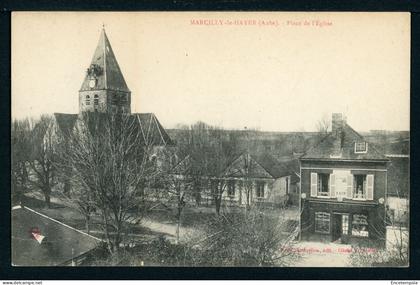 CPA - Carte Postale - France - Marcilly le Hayer - Place de l'Eglise (CP23690)