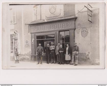 AJC - Mareuil sur Lay Dissais - superbe carte photo  Garage Paul BOURE citroen 1934