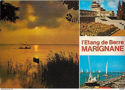 13 - Marignane - L'Etang de Berre - Multivues - Flamme Postale de Marignane - CPM - Voir Scans Recto-Verso