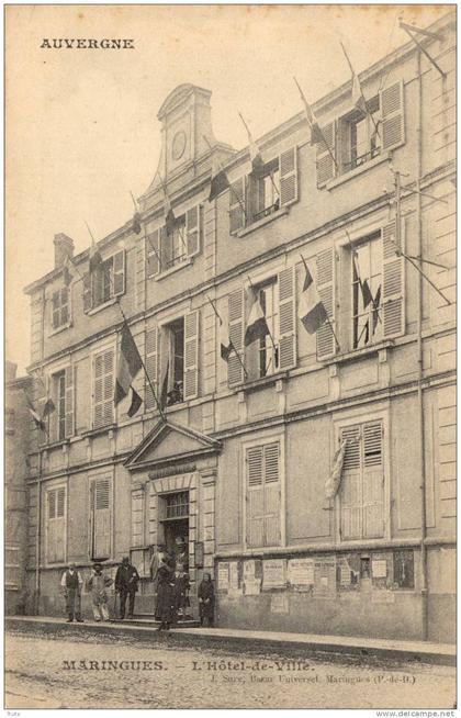 MARINGUES L HOTEL DE VILLE ANIMEE