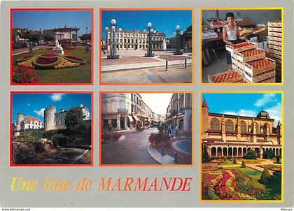 47 - Marmande - Multivues - Fruits - Fleurs - Flamme Postale de Marmande - CPM - Voir Scans Recto-Verso