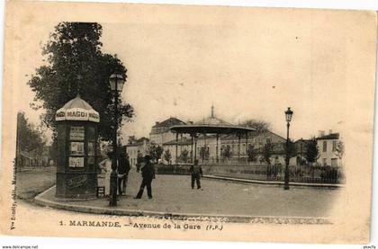 CPA MARMANDE - Avenue de la Gare (251365)