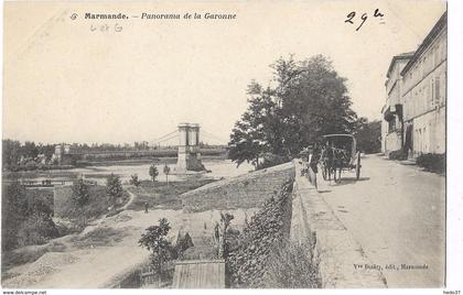 Marmande - Panorama de la Garonne