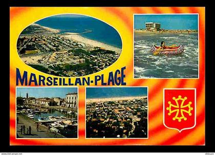 34 - Marseillan Plage - Multivues - Blasons - CPM - Voir Scans Recto-Verso