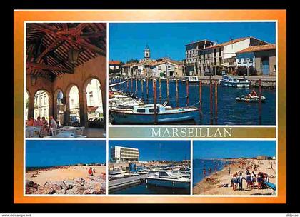 34 - Marseillan Plage - Multivues - Scènes de Plage - CPM - Voir Scans Recto-Verso