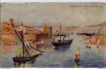 13 - Marseille - Chocolat  d' Aiguebelle - Non voyagé - Dos divisé...