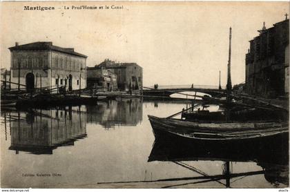 CPA MARTIGUES La Prud Homie et le Canal (339871)