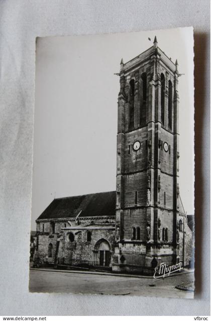 Cpsm, Maule, l'église saint Nicolas, Yvelines 78