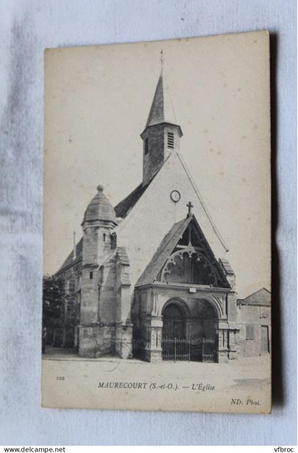 Maurecourt, l'église, Yvelines 78