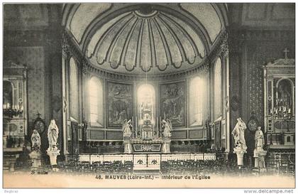 MAUVES SUR LOIRE            EGLISE INTERIEUR