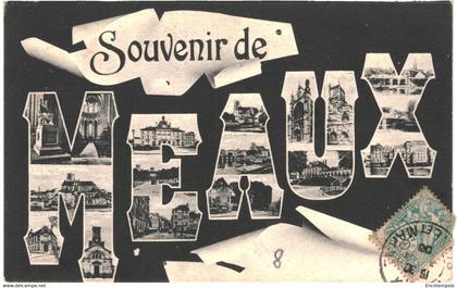 CPA  Carte Postale -France  Meaux- Souvenir de  Meaux 1903? VM42674+