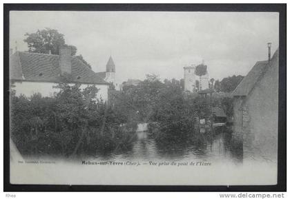 18 Mehun-sur-Yèvre (Cher) - Vue prise du pont de l'Yèvre yevre D18D K18141K C18141C RH004365