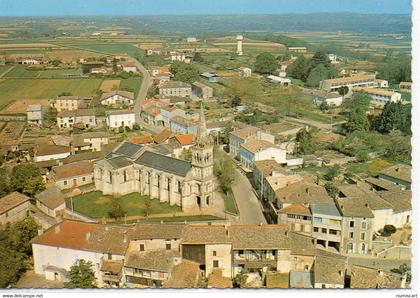 Meilhan-sur-Garonne belle vue aérienne du Village