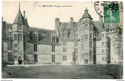 CPA - Carte Postale - France - Meillant - Le Château - 1910 ( CP4848 )