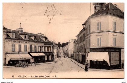 Melun - La Rue Saint Liesne