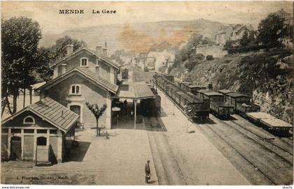 CPA MENDE - La Gare (292330)