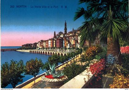 Carte postale ancienne de MENTON