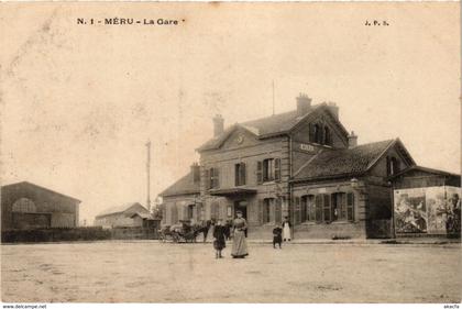 CPA MÉRU - La Gare (259527)