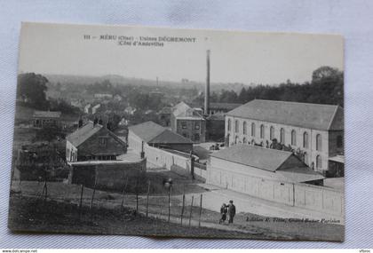 Méru, usines Dégremont, côté d'Andeville, Oise 60