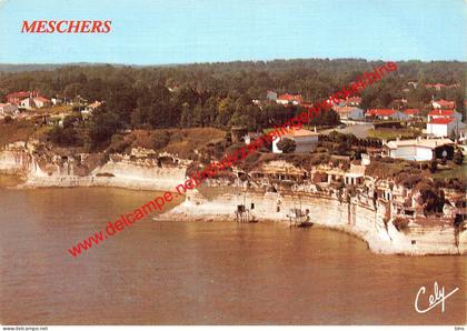 Les falaises crayeuses - Meschers - (17) Charente Maritime