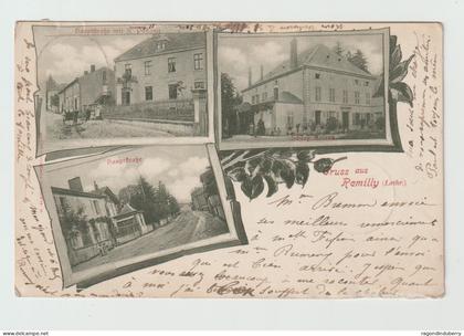 CPA PRECURSEUR - 57 - REMILLY (Arrdt de METZ-CAMPAGNE) - Gruss aus Remilly - Vues Multiples Voy 1898