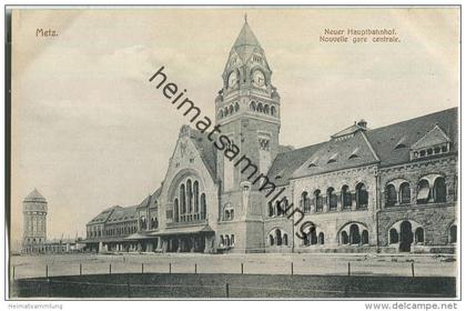 Metz - Neuer Hauptbahnhof - Nouvelle gare central - Verlag G. Scriba Metz