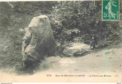 92 - Meudon - Bois de Meudon Clamart - Pierre aux Moines - Animée - Enfants - CPA - Oblitération de 1909 - Voir Scans Re