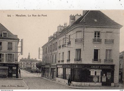 MEULAN LA RUE DU PONT CREDIT LYONNAIS