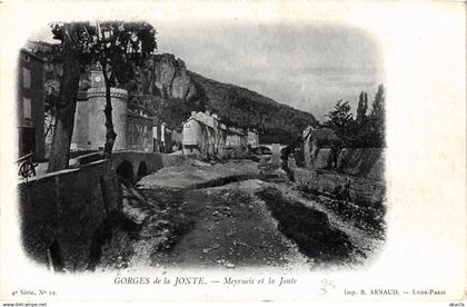 CPA MEYRUEIS - MEYRUEIS et la Jonte - Gorges de la Jonte (638325)