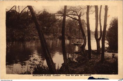 CPA Mimizan-Plage - Sous les pins au courant (111448)