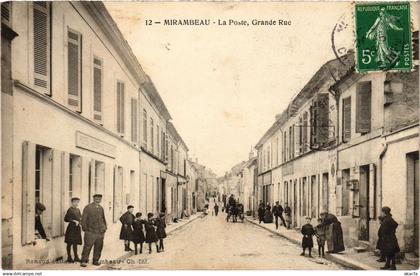 CPA Mirambeau La Poste grande rue (1274945)