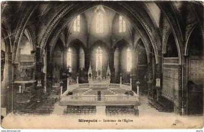 CPA MIREPOIX Intérieur de l'Église Ariege (101789)