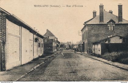 ( CPA 80 ) MOISLAINS  /  Rue d'Evreux -