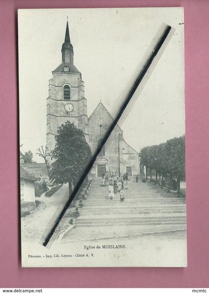 CPA - Eglise de Moislains