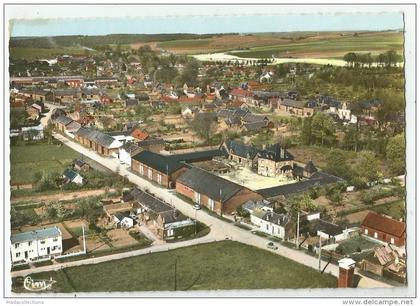 Moislains (80 . Somme ) vue générale aérienne