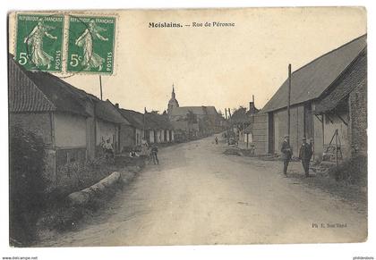 SOMME  MOISLAINS  rue de peronne